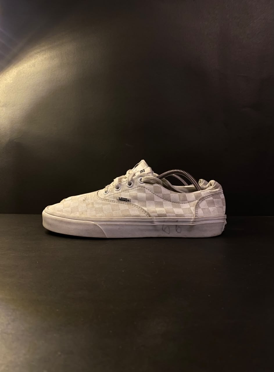Vans Authentic 'Embroidered Checkerboard - White' low-top