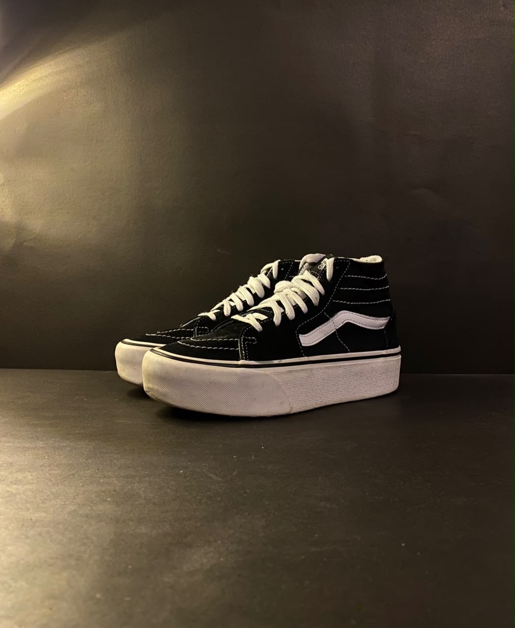 Vans SK8 Hi Tapered Stackform Black True White