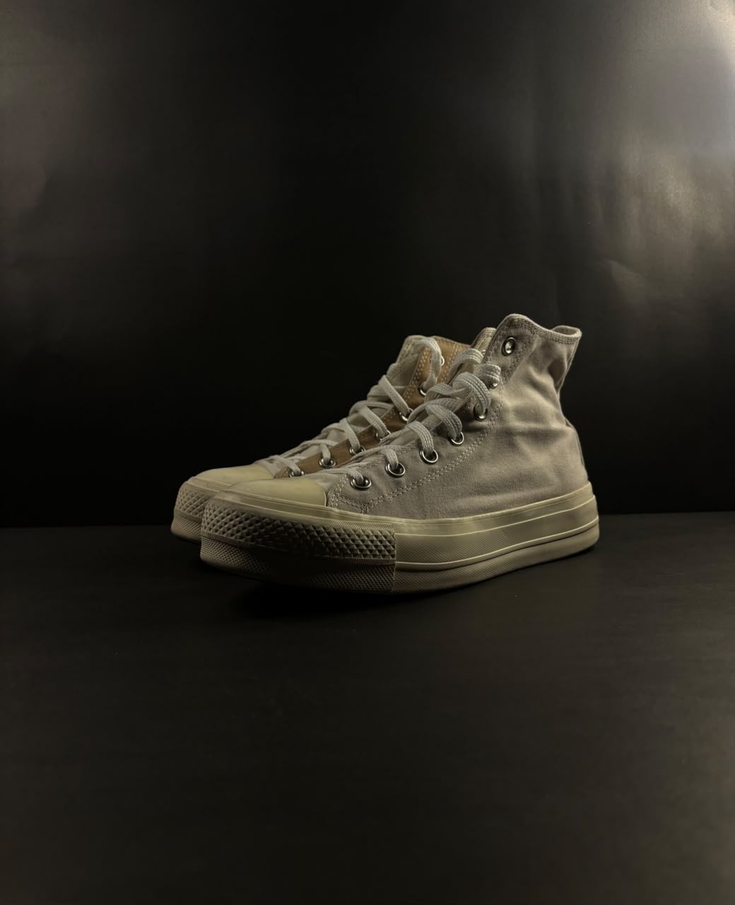 Converse Cream Taylor Chunks